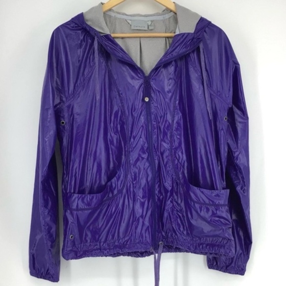 Athleta Shiny Purple Utility Jacket